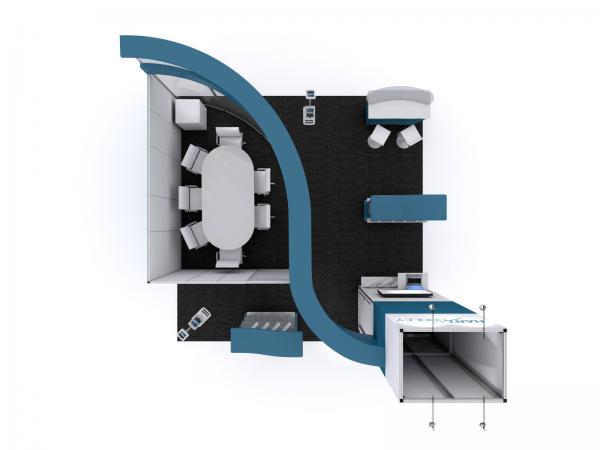 VK-5049 Trade Show Island Exhibit -- Plan View