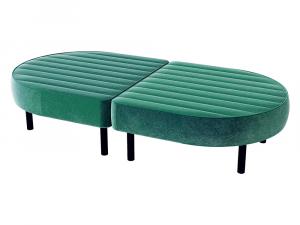 Endless Oval Ottoman -- Trade Show Furniture Rental