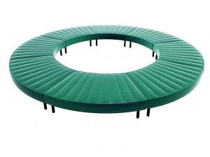 Endless Closed Circle Ottoman -- Trade Show Furniture Rental