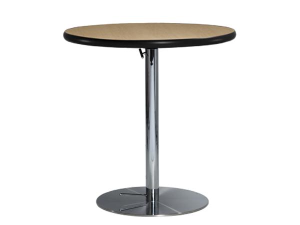 CECA-041 | 30" Round Cafe Table w/ Maple Top and Hydraulic Base -- Trade Show Furniture Rental