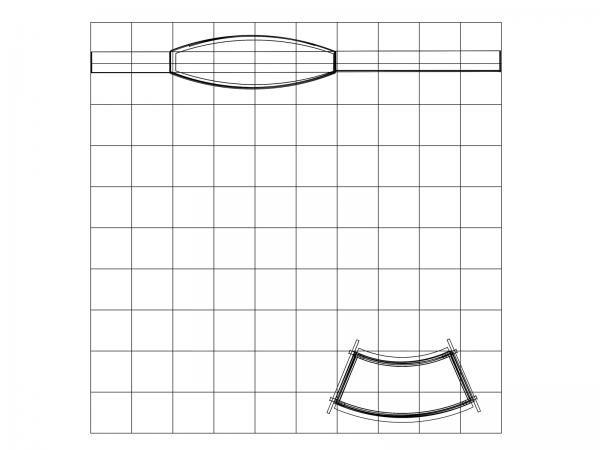 ECO-1113 Sustainable Tradeshow Display -- Plan View