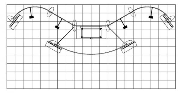 ECO-2003-C Sustainable 10 x 20 Display - Plan View